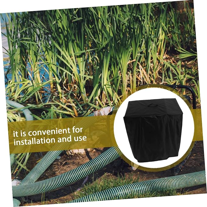 MERRYHAPY Pool Sand Pump Cover Easy Install Garden Filter Equipment Protection