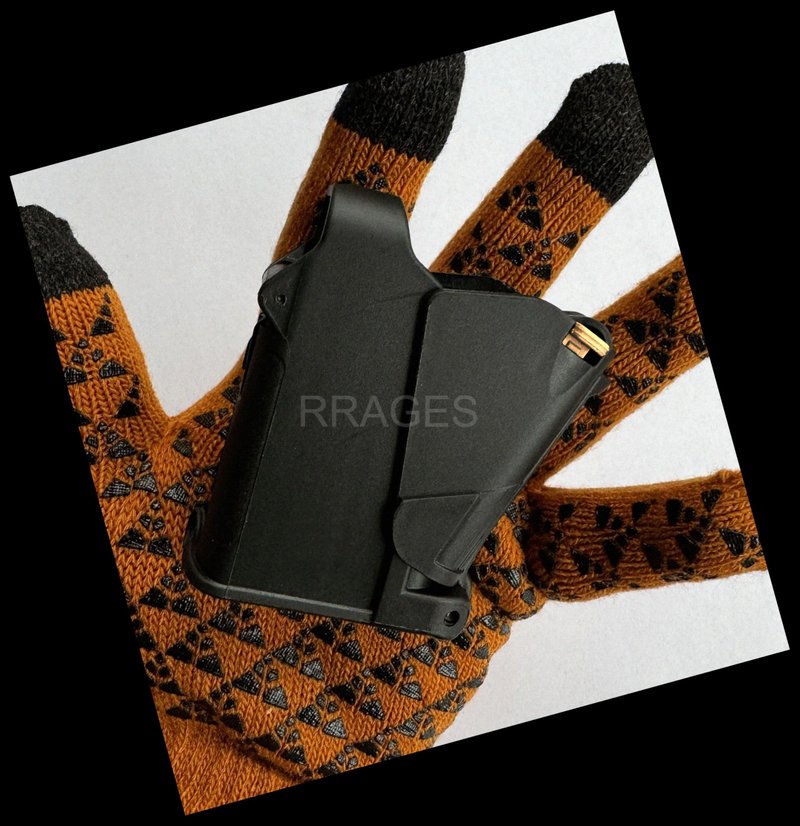 RRAGES Pistol Loader Fits Most Calibers Black
