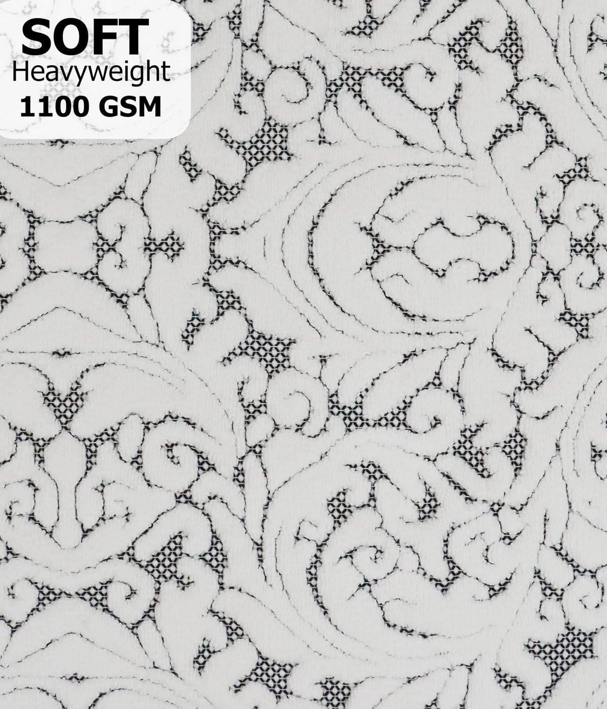 COTTON CRAFT Bath Tub Mat - 1 Pack Sculpted Damask Terry Jacquard Step Out Floor Mat - Heavyweight 1100 GSM Low Lint Absorbent Luxury Bathroom Mat - Shower Rug -Not a Bathroom Rug - 21 x 34 - Black