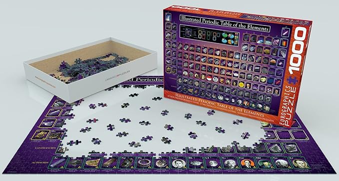 EuroGraphics Periodic Table (Illustrated) 1000 Piece Puzzle