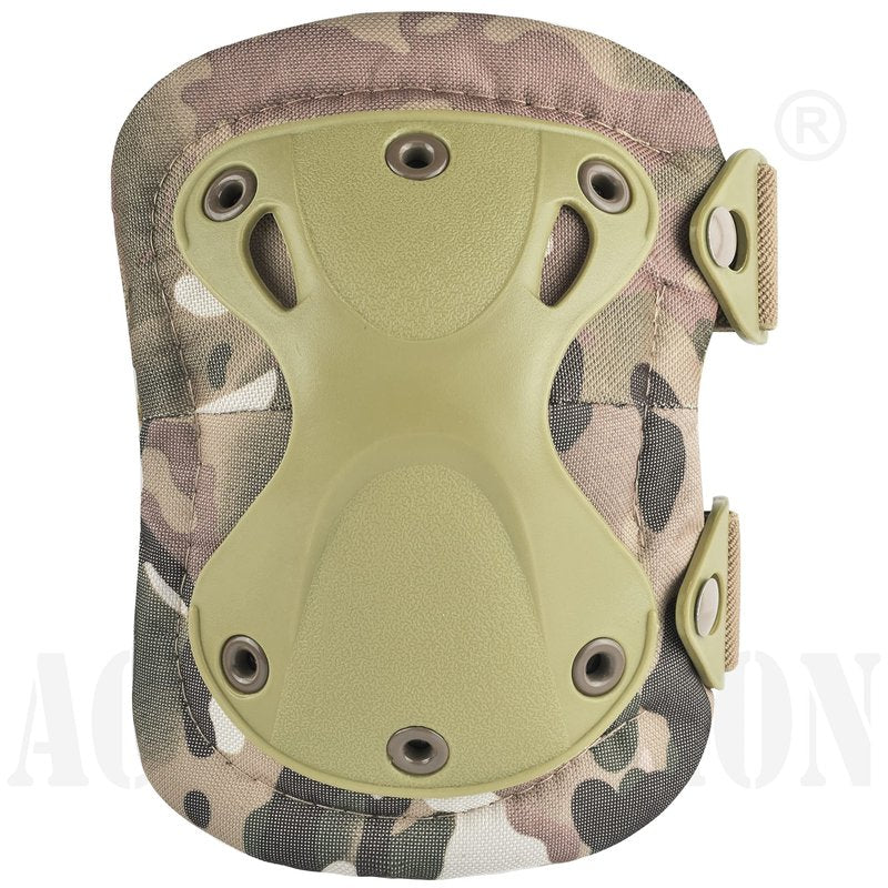 Professional Tactical Combat Knee and Elbow Protective Pads Sets Advanced Tactical Gear Set for Airsoft Paintball Hunting Army Skate Outdoor Sports (CP)