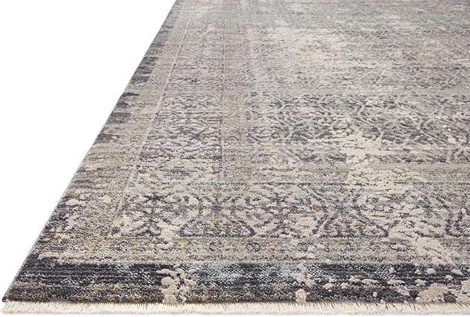 Loloi Amber Lewis Alie Collection ALE-04 Sky/Stone 11'-6'' x 15'-7'', .13'' Pile Height, Area Rug
