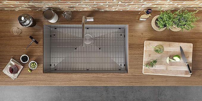 Ruvati 33-inch Undermount 16 Gauge Tight Radius Large Kitchen Sink Stainless Steel Single Bowl - RVH7433