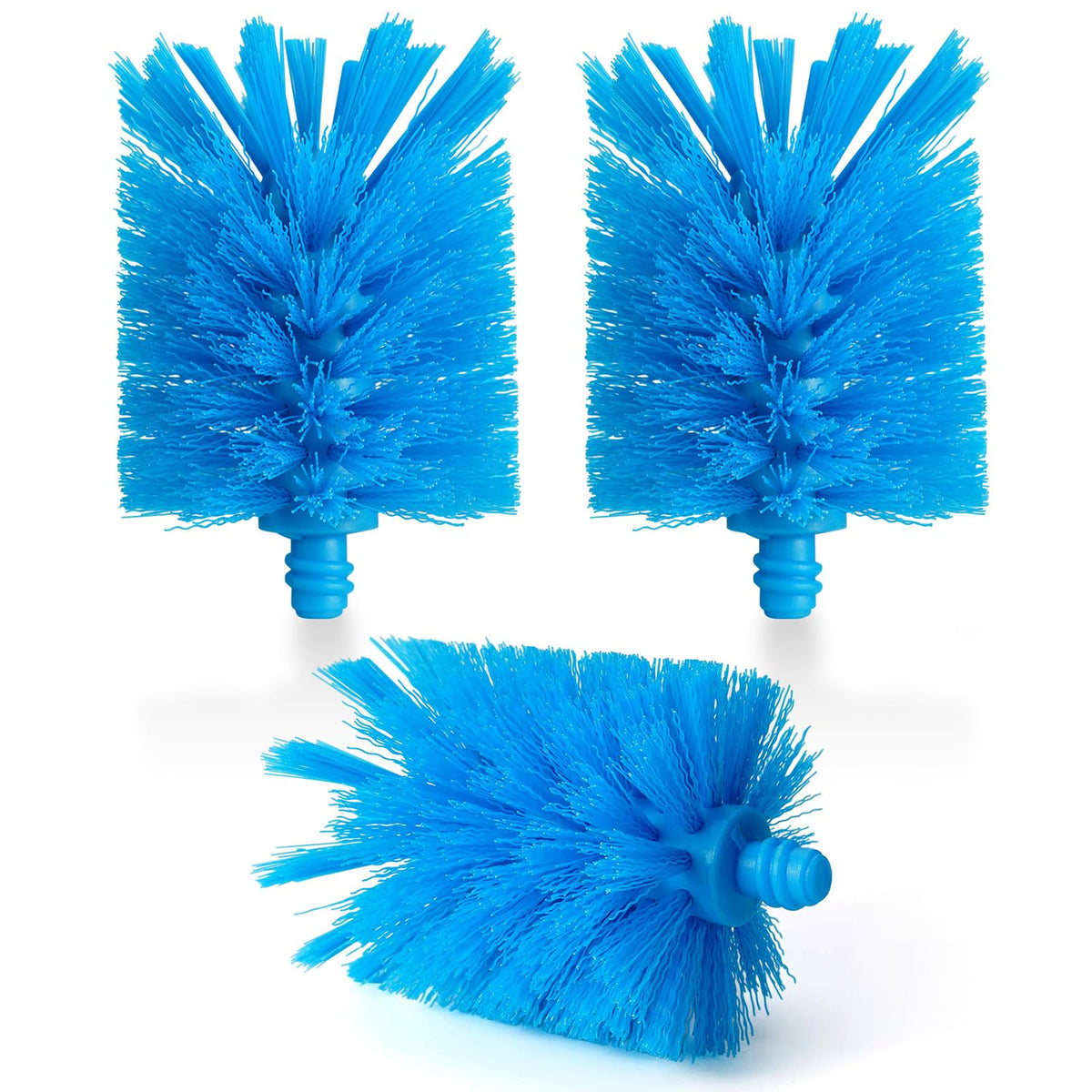 MOSOLAN 2-in-1 Bottle Brush Refills, Breezy Blue