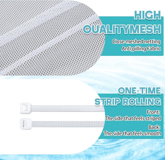 2 Sets 19.7 x 19.7 Inch Swamp Cooler Pump Swamp Cooler Filter Mesh Pump Basket