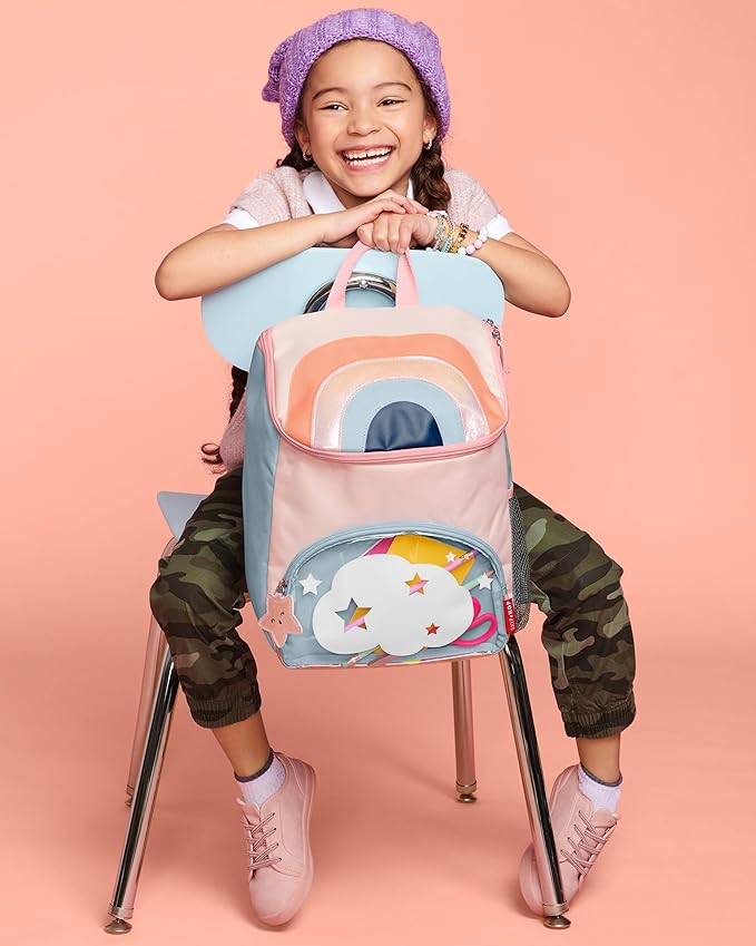 Skip Hop Sparks Kid's Backpack, Kindergarten Ages 3-4, Rainbow
