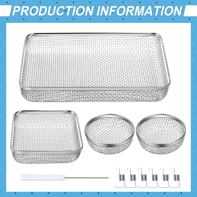 TOODOO 4 Pack RV Furnace Vent Cover, RV Flying Insect Screen