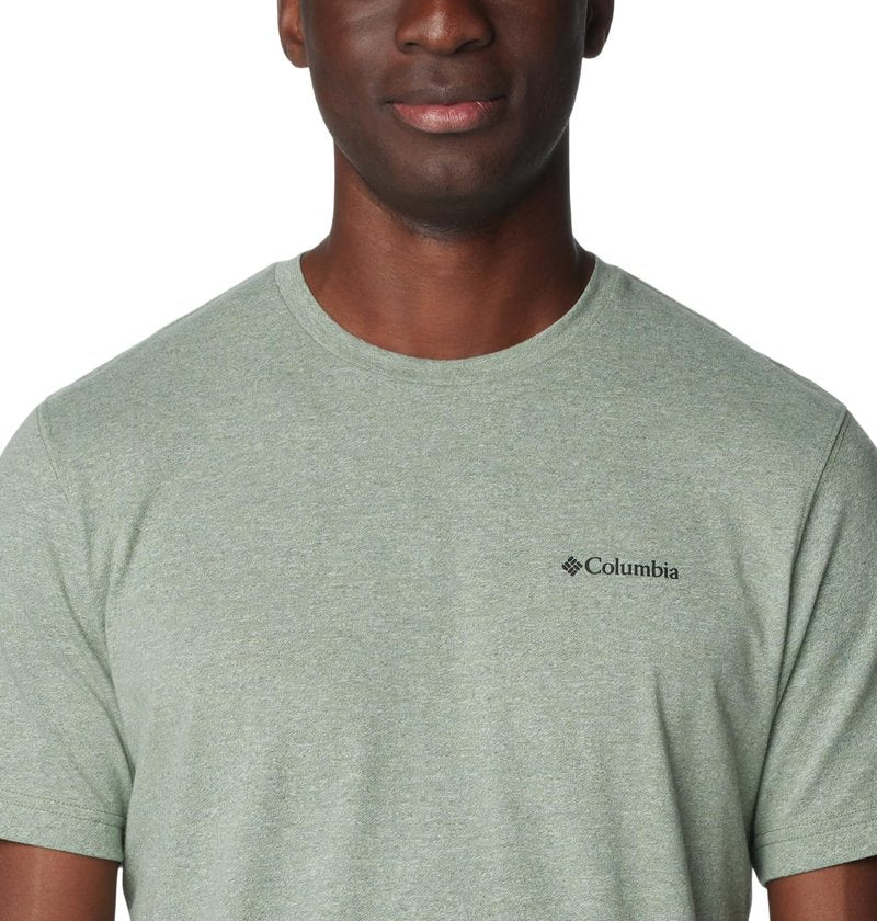 Columbia Men's Thistletown Hills Short Sleeve, Canteen Heather, Small