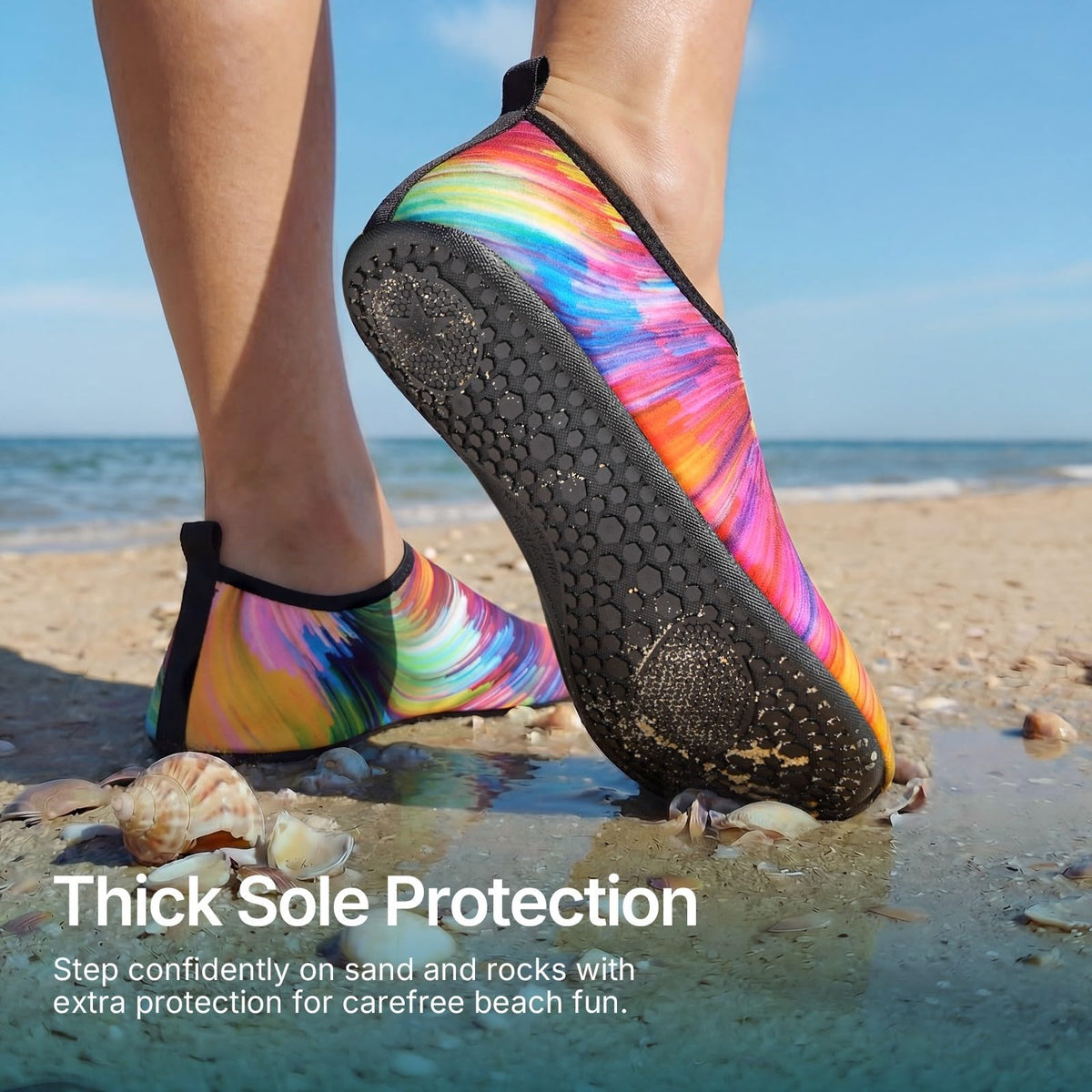 Water Shoes for Women Men Quick-Dry Aqua Socks Swim Beach Outfits Barefoot