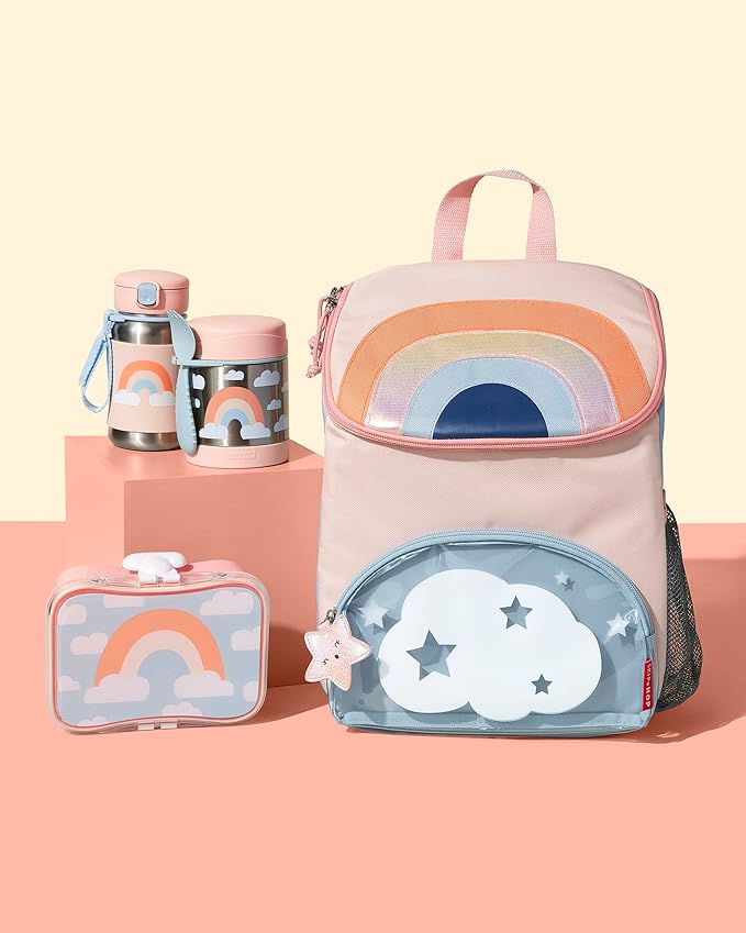 Skip Hop Sparks Kid's Backpack, Kindergarten Ages 3-4, Rainbow