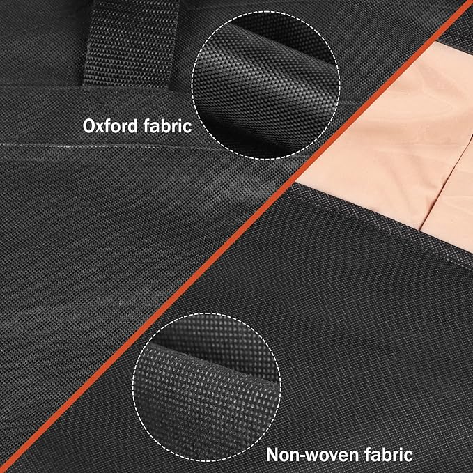 Univivi 60 '' Foldable Extra Long Dress Garment Bag, Premium Breathable & Tear-resistant Hanging Dress Cover for Travel and Closet Storage with Mesh Shoe Pocket and 2 Carry Handles
