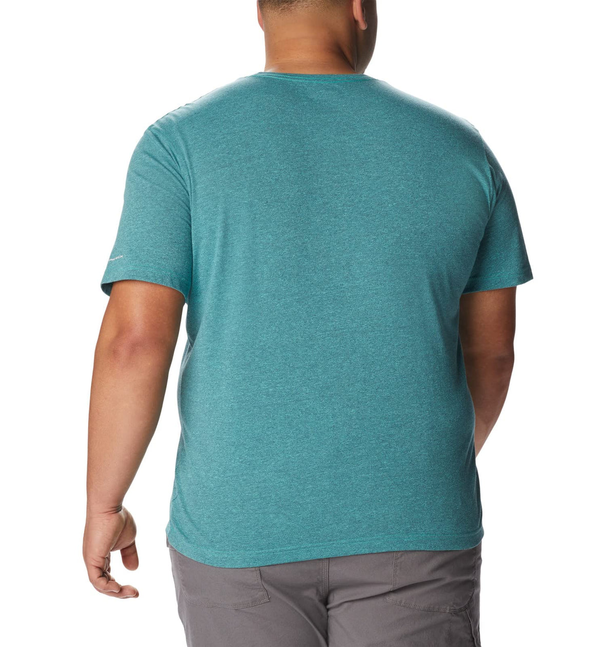 Columbia Men's Thistletown Hills Short Sleeve, Electric Turquoise/Collegiate Navy, 5X Big
