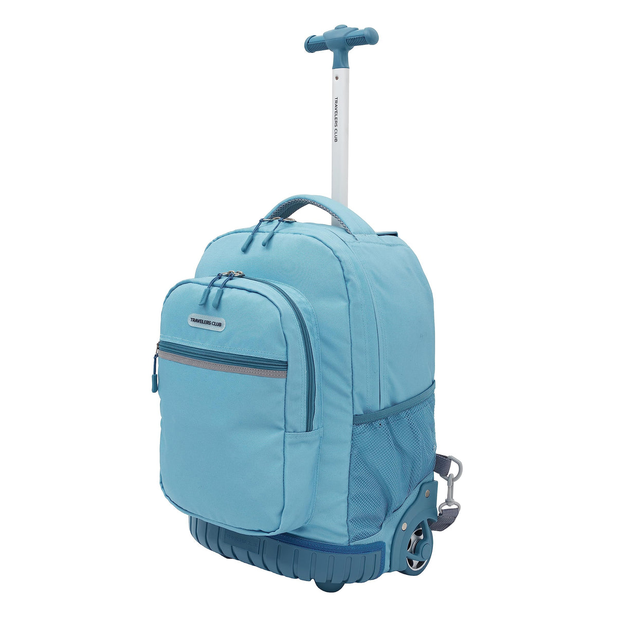 Travelers Club 18" Rolling Backpack with Shoulder Straps, Aqua