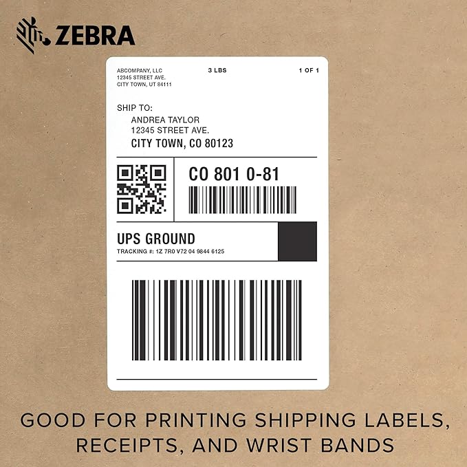 ZEBRA ZD410 Direct Thermal Desktop Monochrome Printer Print Width of 2 in USB Connectivity ZD41022-D01000EZ