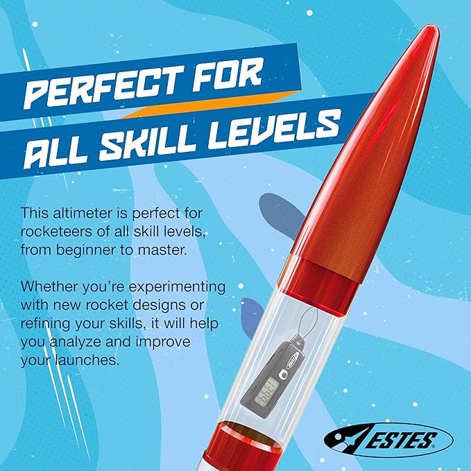 Estes 2246 Altimeter, Model Rocket Altitude-Measuring Device, Rocket Model Kit Accessories for Ages 10+