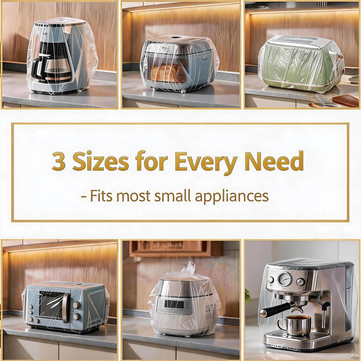 STAYWILD 30 PCS Kitchen Small Appliance Dust Covers
