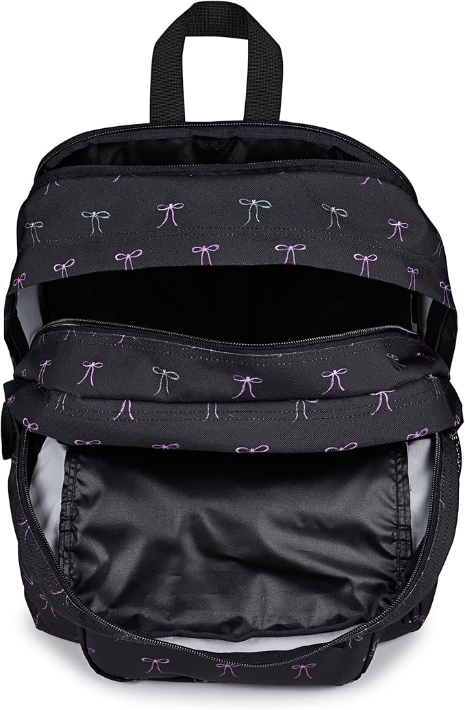 JanSport Laptop Backpack - Computer Bag with 2 Compartments, Ergonomic Shoulder Straps, 15” Laptop Sleeve, Haul Handle - Bad Bows