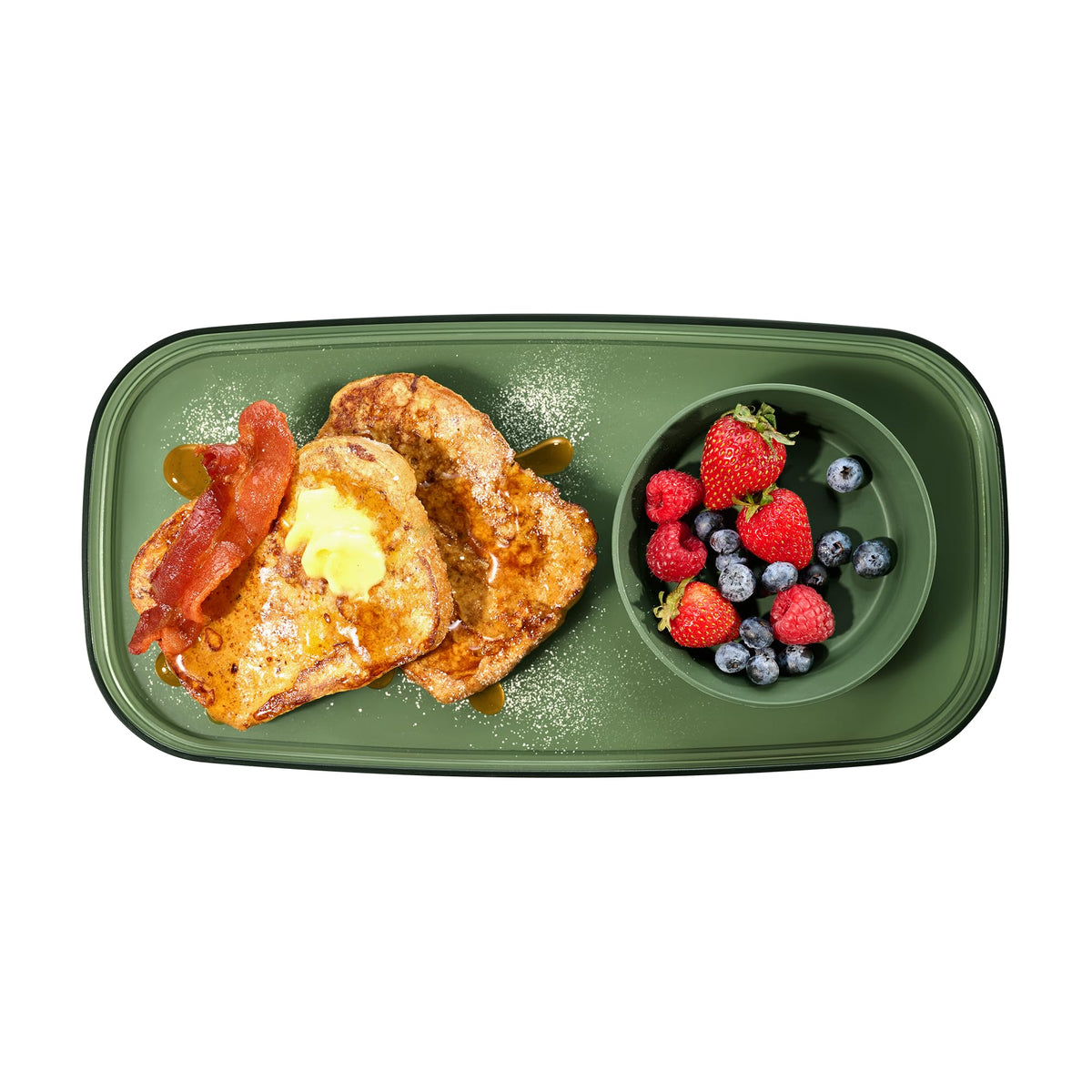 madesmart dipware Small Serving Plate, Stackable & Removable Dip Bowl for Salsa, Queso, Salad, Olives, Dishwasher & Microwave Safe, Multipurpose Plate & Bowl, Lime