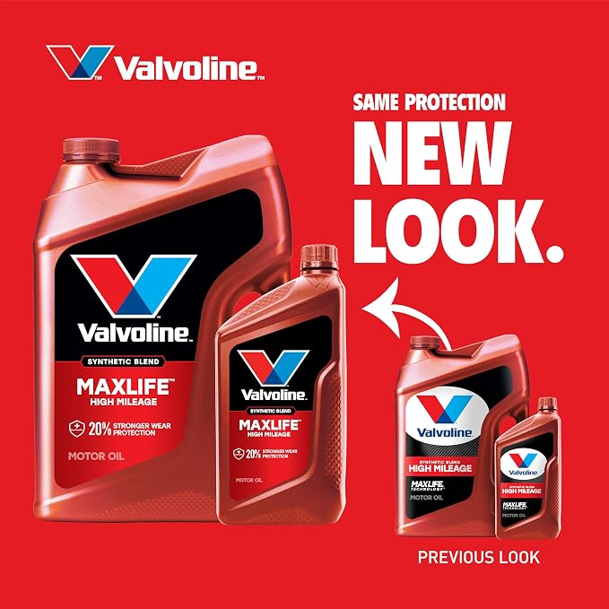 Valvoline High Mileage with MaxLife Technology 10W-30 Synthetic Blend Motor Oil
