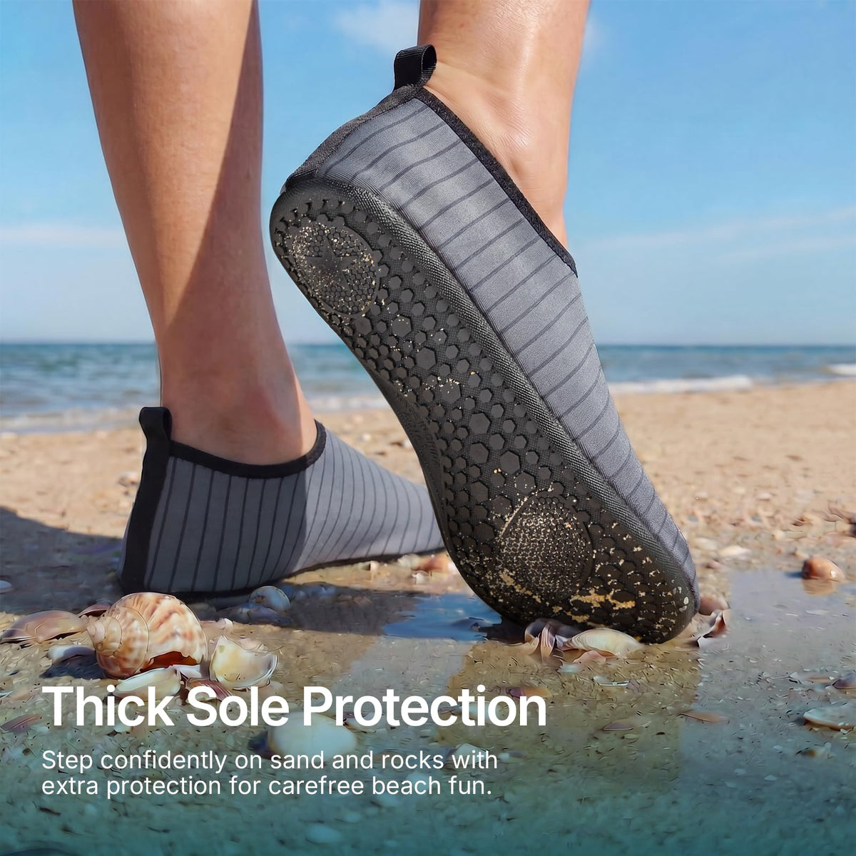 Water Shoes for Women Men Quick-Dry Aqua Socks Swim Beach Outfits Barefoot