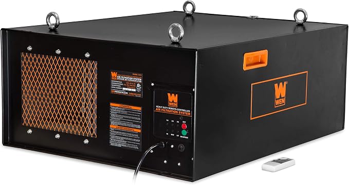 WEN 3417 3-Speed Remote-Controlled Industrial-Strength Air Filtration System