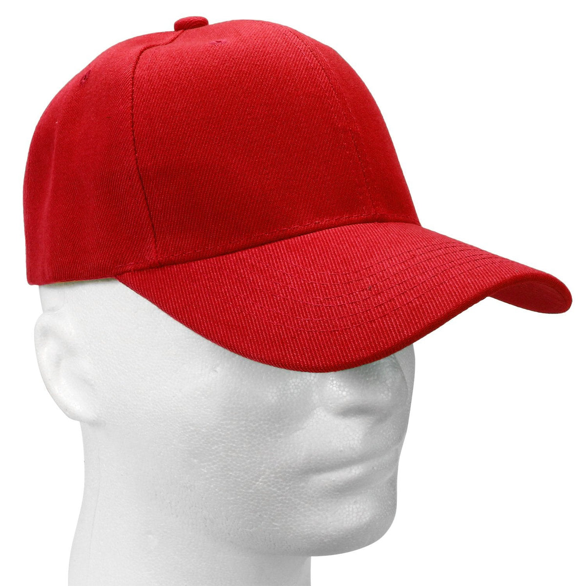 Falari Baseball Cap Adjustable Size for Running Workouts and Outdoor Activities All Seasons (2pk Black & Red)