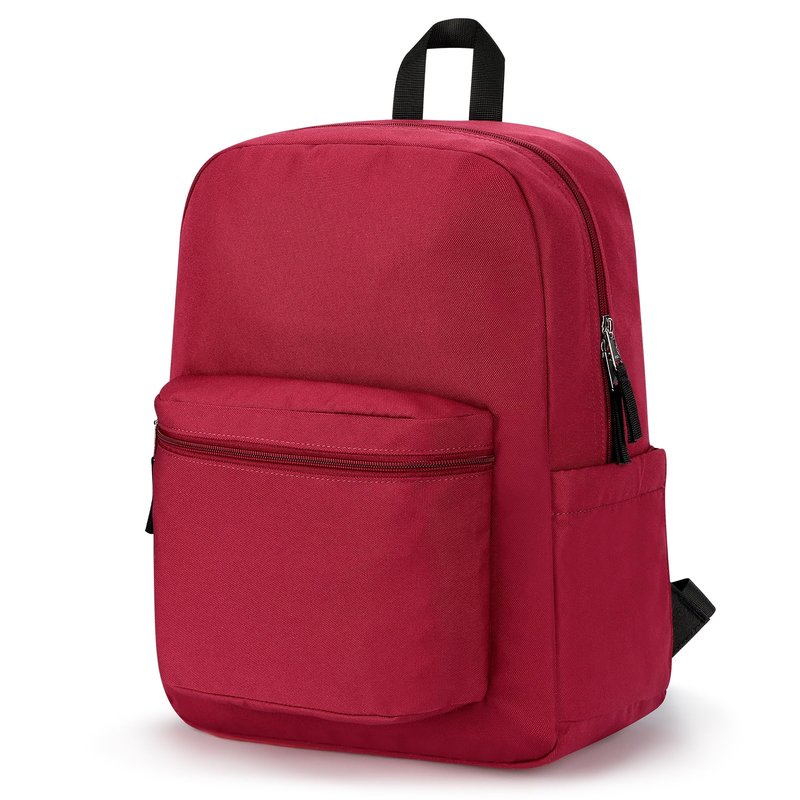 ZORFIN Black Backpack for School Work Travel: Water Resistant Backpacks for Men and Women - Lightweight Bookbag for Girls and Boys
