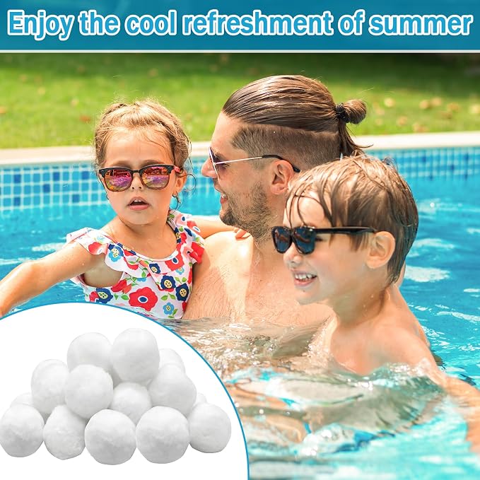 ZeeDix 3.2 lbs Pool Filter Balls