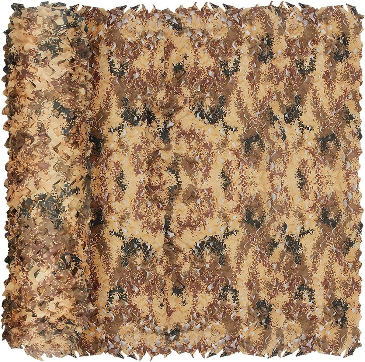 Yeacool Camo Netting Camouflage Netting Camo Tarp for Party Decor, Outdoor Hunting, Camping Off-Road Adventures(Digital Desert Camo, 16.4ftx4.9ft, 5m*1.5m)