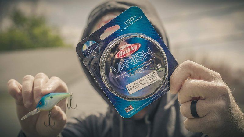 Berkley Vanish®, Clear, 12lb | 5.4kg, 2000yd | 1828m Fluorocarbon Fishing Line, Suitable for Saltwater and Freshwater Environments
