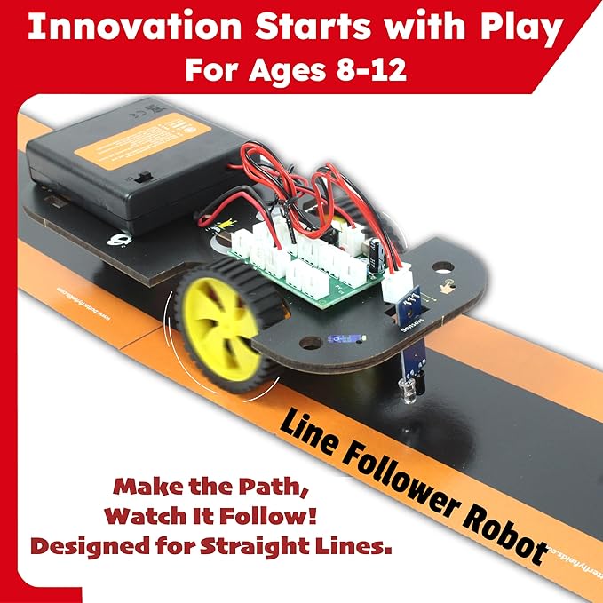 Butterfly Edufields 5in1 STEM Robotics Kit | Toys for Ages 8-13 | Smart Robot Car Kit | Gifts for Smart Kids | Electronics Robotics Kit for Kids 8-12 | Robot Building Toys Gift Set
