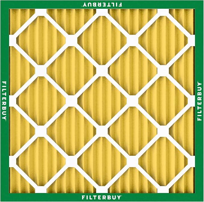 Filterbuy 21x21x1 Air Filter MERV 11 Superior Pet & Allergy Defense,