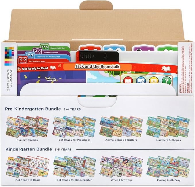 VTech Touch and Learn Activity Desk 4-in-1 Kindergarten Expansion Pack Bundle for Age 3-5