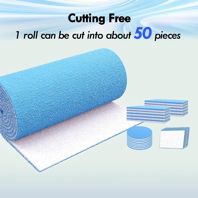 2PCS 12 x 120" Air Vent Filters, Cut-to-Size MERV 8 Filter Material, Triple