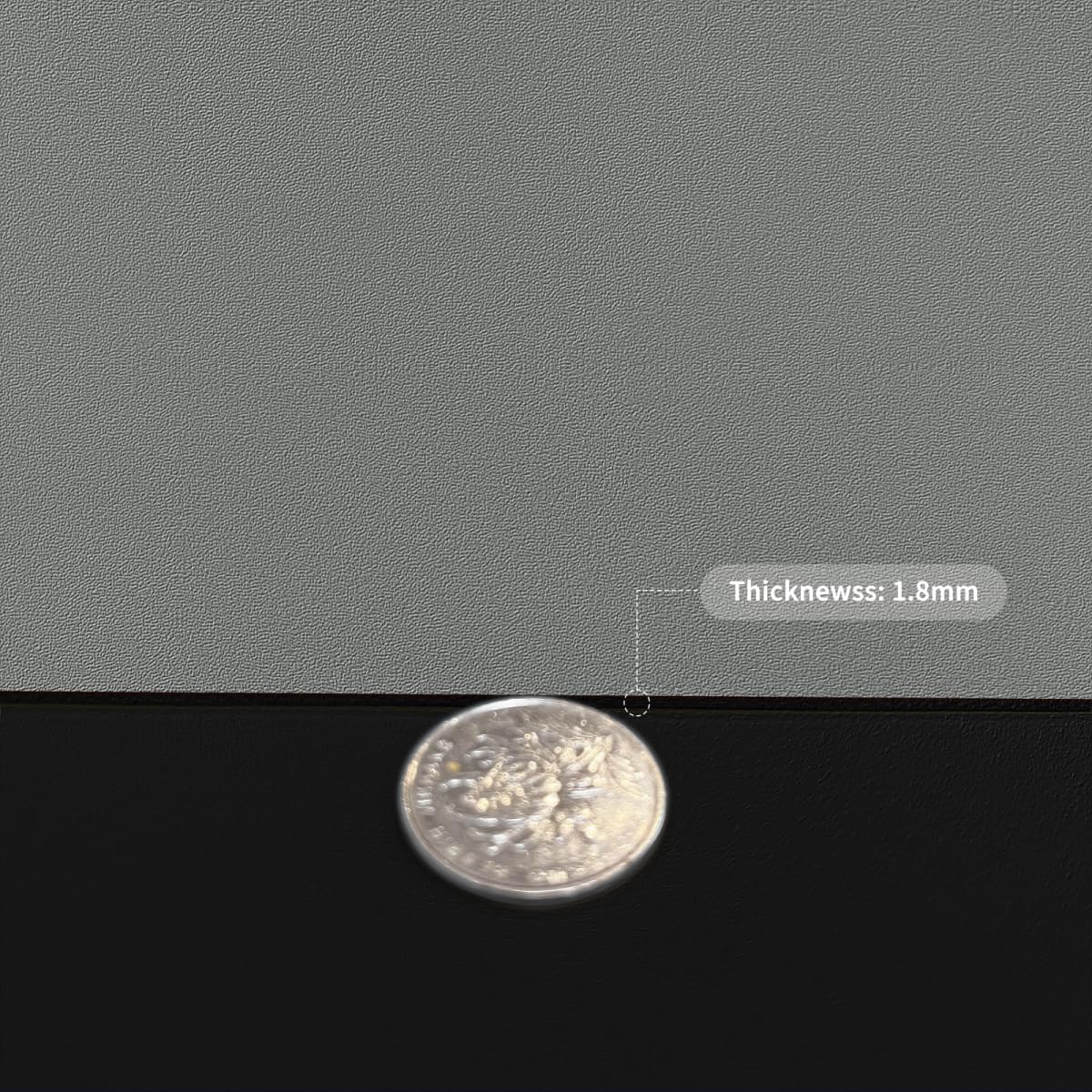 Zinkooat Faux Leather Table Cover,1.8mm Thick,42x96 Inch Table Protector,Table Protector for Dining Room Table,Dining Table Cover,Table Cover Protector.(Beige+Light Gray,42x96)