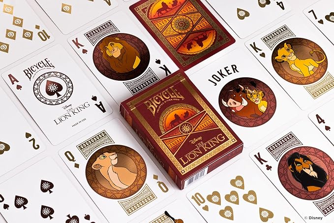 Bicycle The Lion King Inspired Playing Cards, 1 Deck