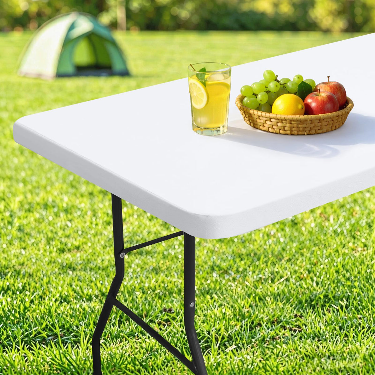 homing Rectangle Table Cloth Cover 8 Foot Elastic Fitted Tablecloth