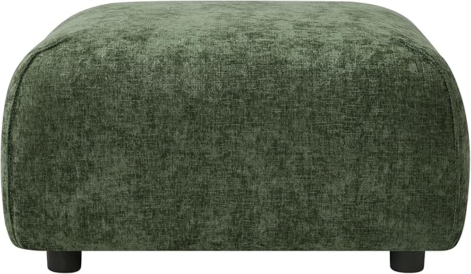 Christopher Knight Home Milio Modern Accent Chair with Ottoman Foot Rest, Wooden Frame Club Chair and Ottoman, Comfy Living Room Lounge Chair with Coffee Table, Single Sofa and Footstools, Green