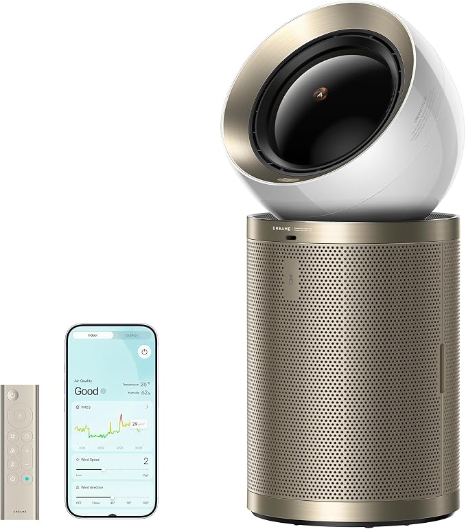 Dreame Smart Air Purifier PM20 for Home Large Room, Cleans 7, 534 ft² in One