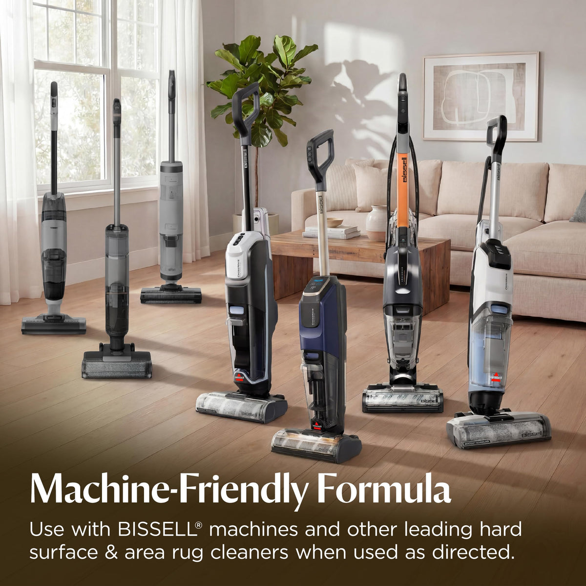 Bissell Multi-Surface Pet Solution with Febreze freshness, For Use in CrossWave and Other Leading Hard Surface and Area Rug Cleaners, 80oz, Dissolves Dirt, grime, and Tough Sticky Messes