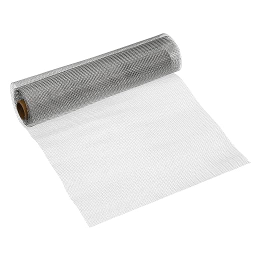 PATIKIL 40" L x 10" W Woven Wire Mesh, 20 Mesh 316L Stainless Steel Air Vent