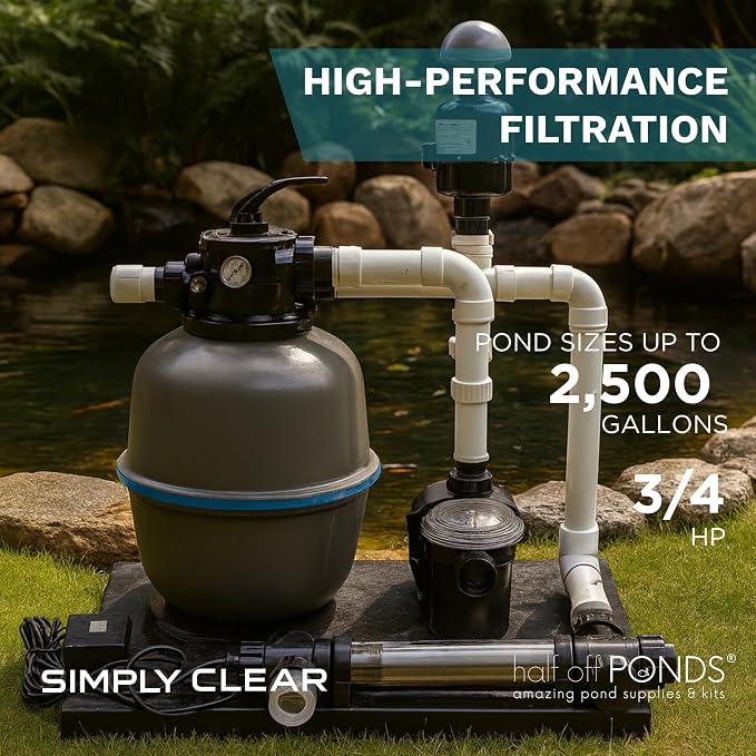 HALF OFF PONDS Simply Clear Koi Pond Filter System