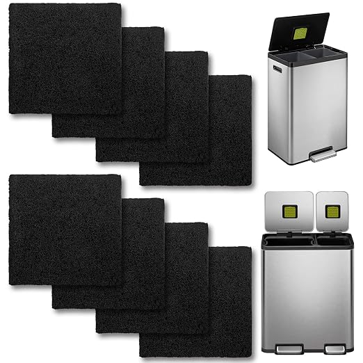 8 Pack Trash Can Odor Filter Refills