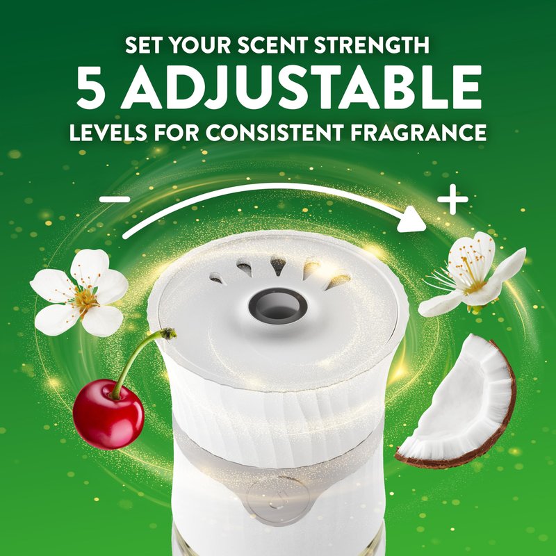Air Wick Plug-In Scented Oil Refills, 4 Count, Paradise Retreat, Air Freshener, Essential Oils