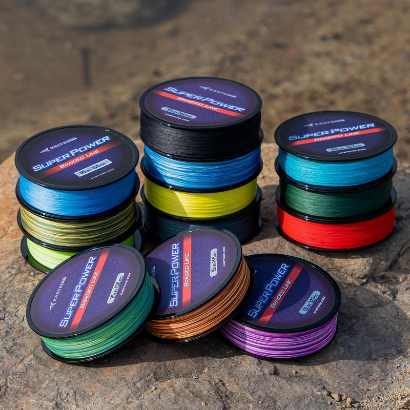 KastKing Superpower Braided Fishing Line, Black, 50LB, 150 Yds