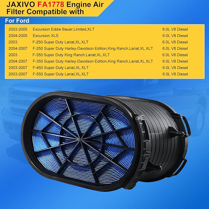 CA9516 Engine Air Filter for Ford 03-07 F250 F350 F450 F550 Super Duty 6.0L V8