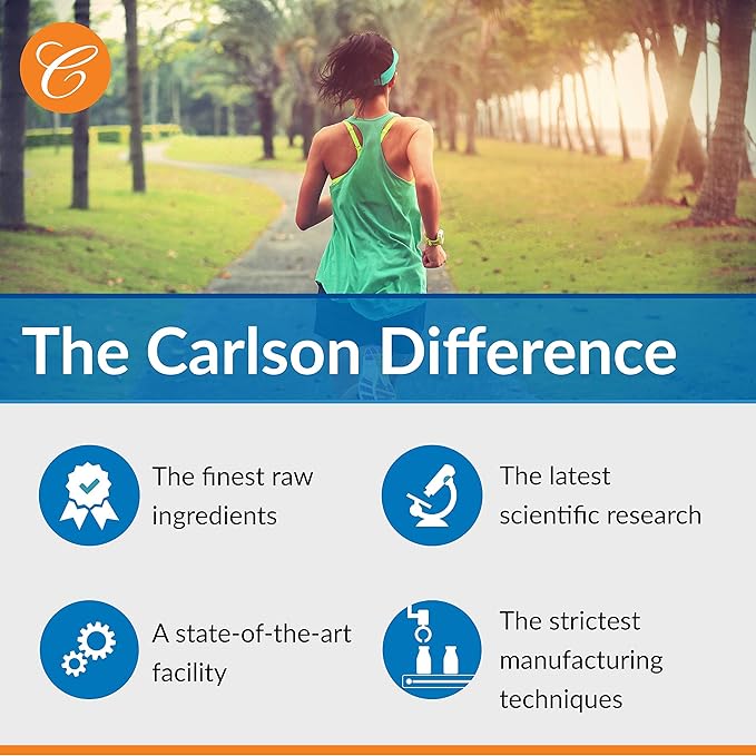 Carlson - B Compleet 50, Balanced Vitamin B Complex, Energy Production, Cellular Support & Optimal Wellness, 100 Tablets