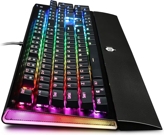 CyberpowerPC Skorpion K2 CPSK302 RGB Mechanical Gaming Keyboard with Kontact ™ Blue (Clicky) Mechanical Switches