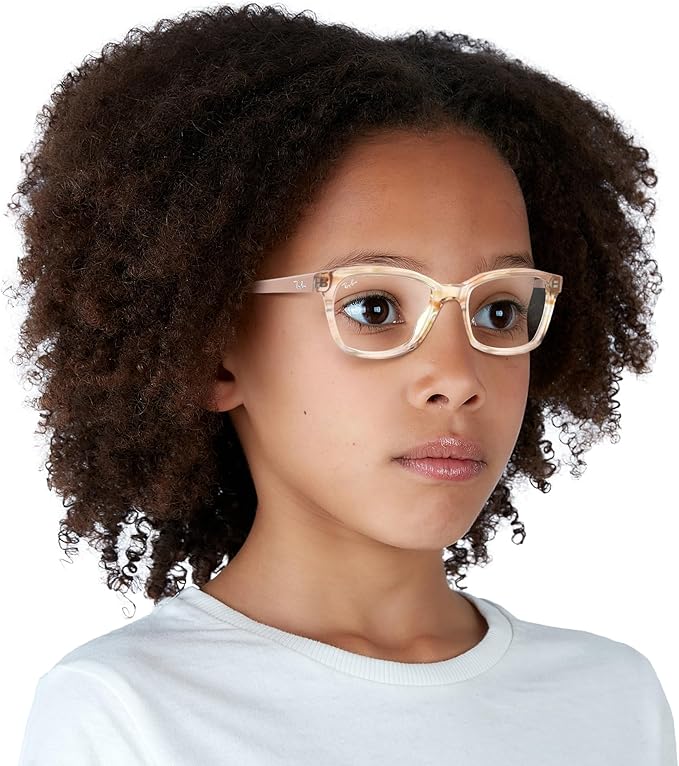 Ray-Ban girls Ry1591 Square Prescription Eyeglass Frames