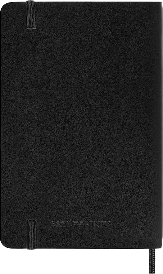 Moleskine Classic 12 Month 2026 Daily Planner, Soft Cover, Pocket (3.5" x 5.5"), Black, 400 pages